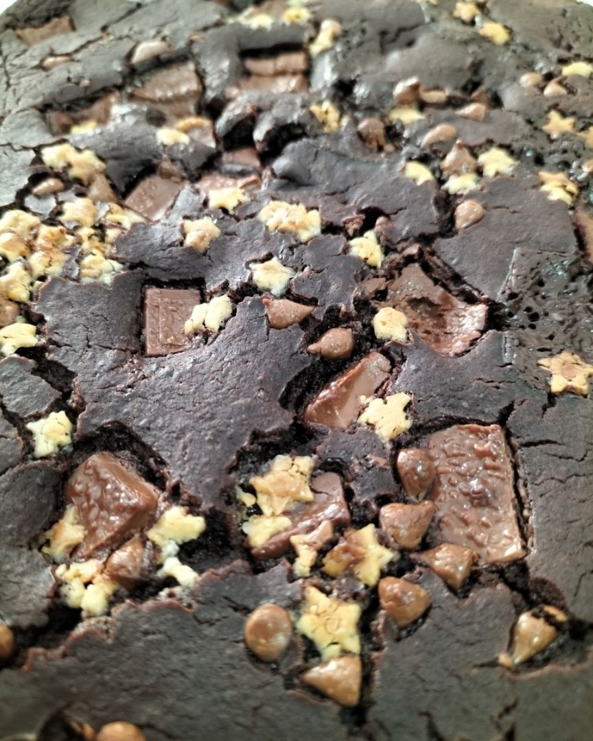 Brownie con garbanzos Brownie con garbanzos