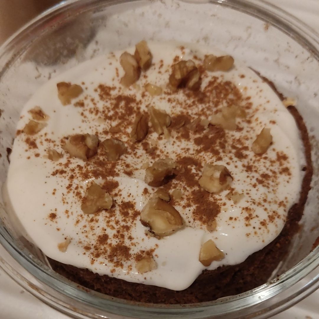 Mini carrot Cake microondas Paso 3 Mini carrot Cake microondas Paso 3