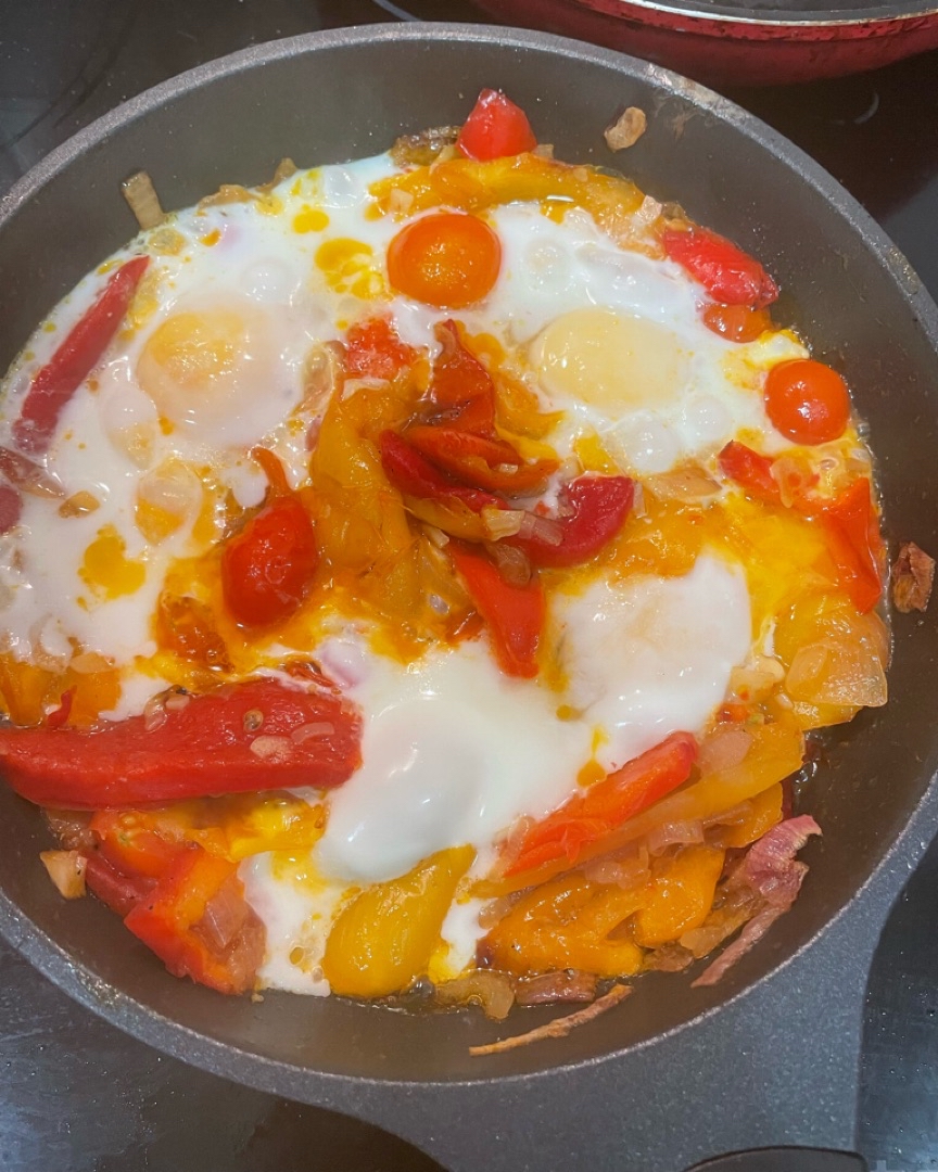 Falsos huevos al plato Falsos huevos al plato