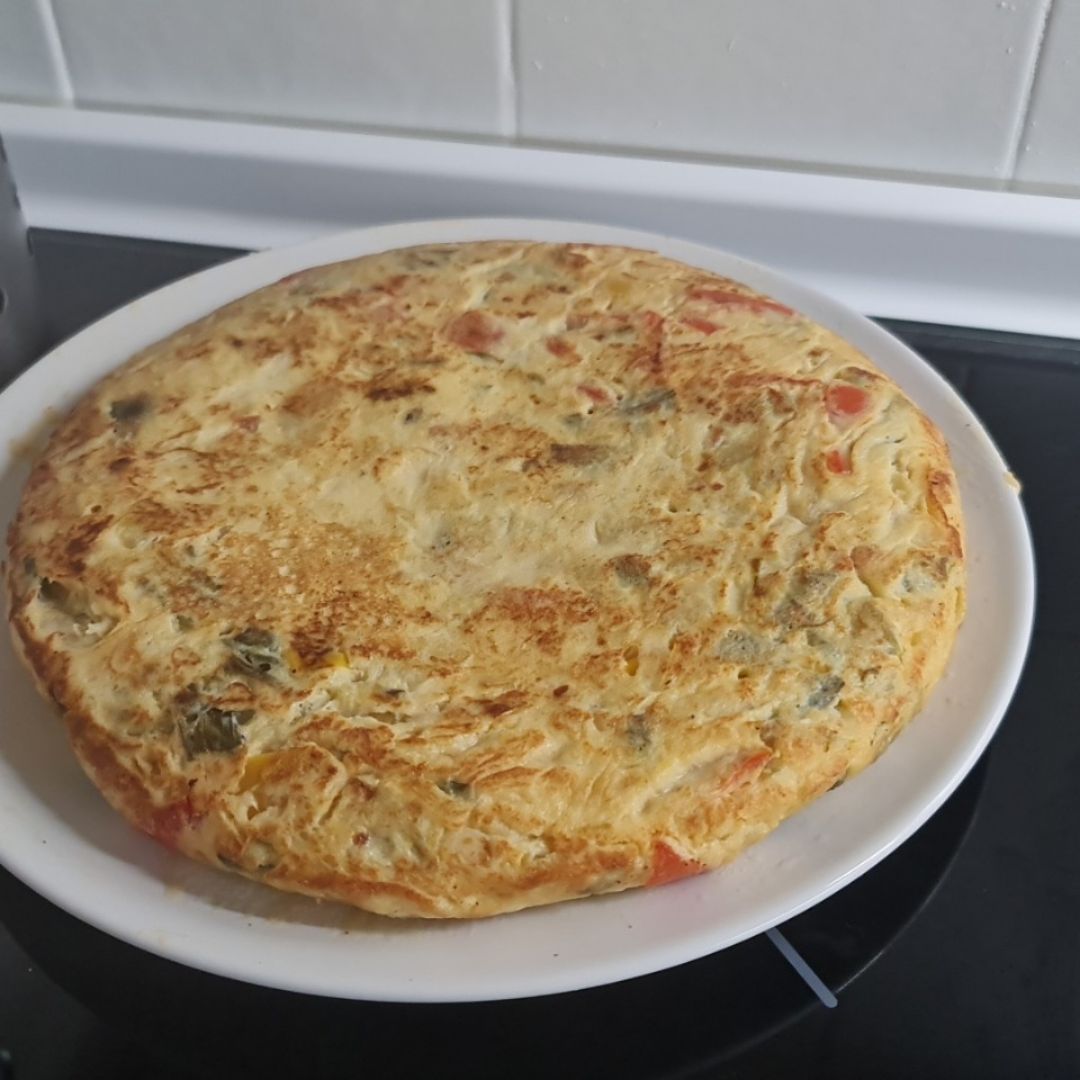 Tortilla de cebolletas Tortilla de cebolletas