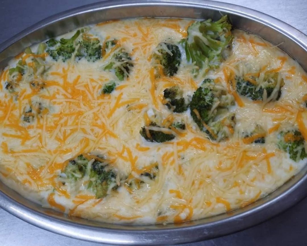 Brocoli con bechamel Brocoli con bechamel