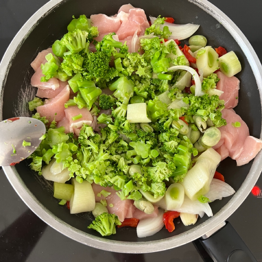 Carne con verduras Carne con verduras
