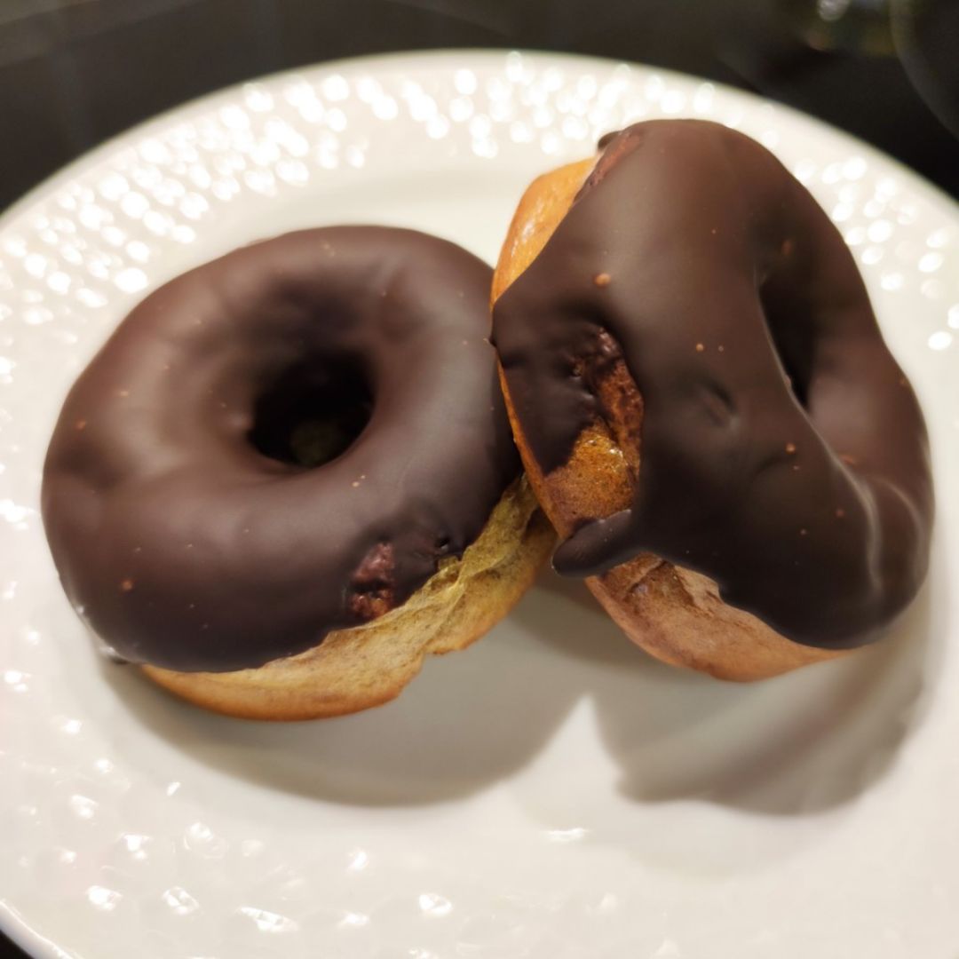 Donuts de plátano y mandarina 