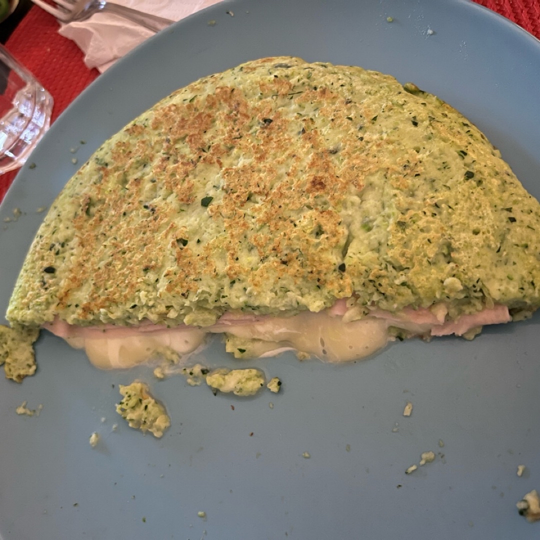 Torta de calabacín rellena😋 Torta de calabacín rellena😋