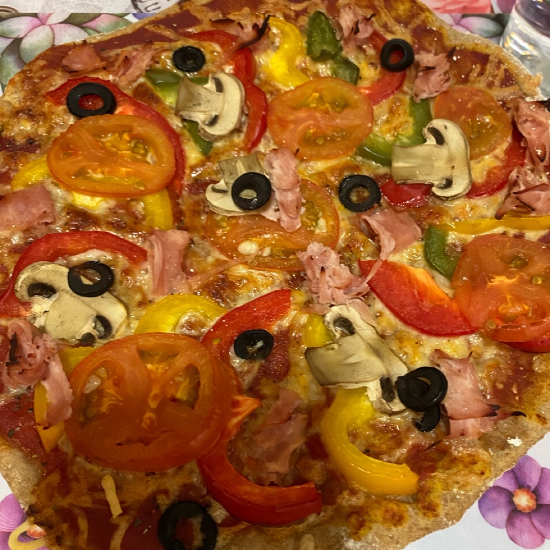 Pizza de verduras 🍕 Pizza de verduras 🍕