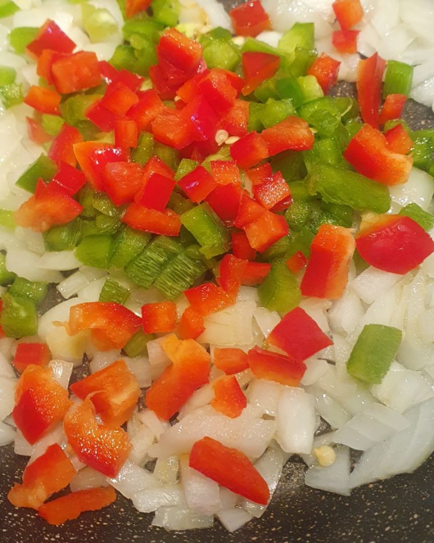 Macarrones con verduras y carne de pollo+pavo Paso 0 Macarrones con verduras y carne de pollo+pavo Paso 0
