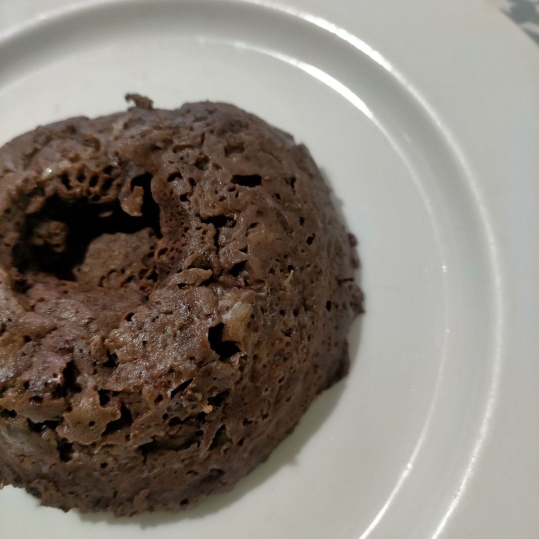 "brownie" al microondas, 3 ingredientes "brownie" al microondas, 3 ingredientes