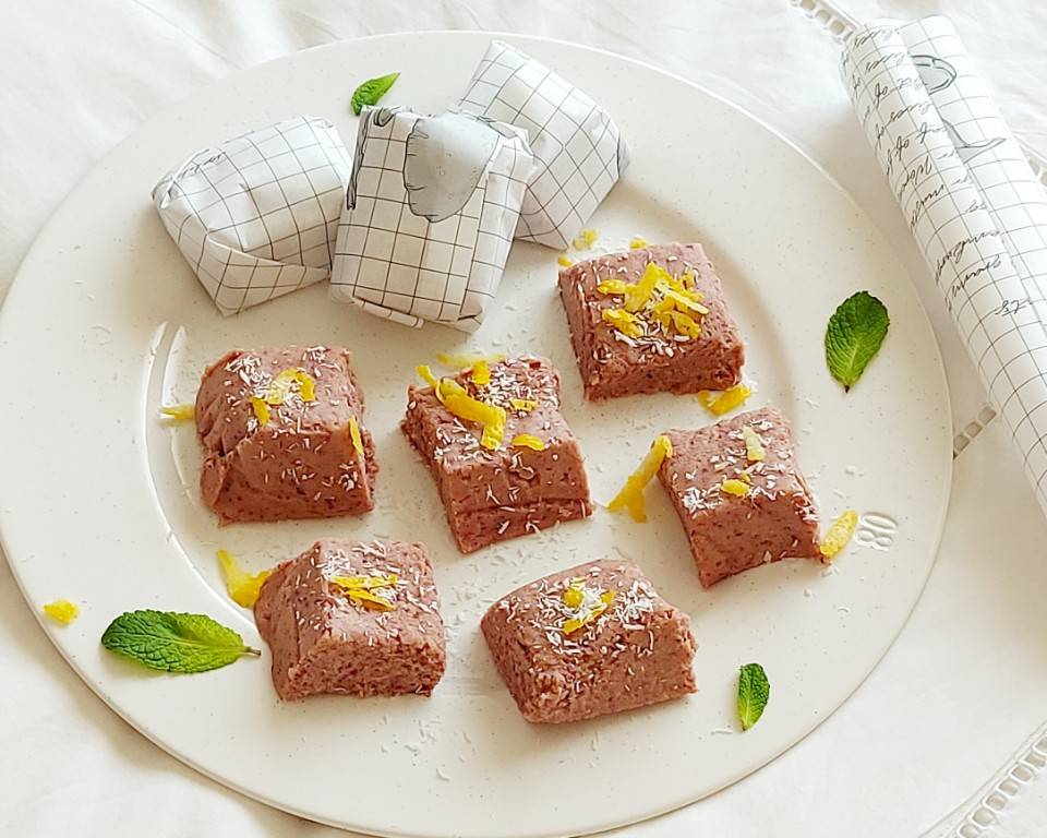 Barritas de limón y coco Barritas de limón y coco