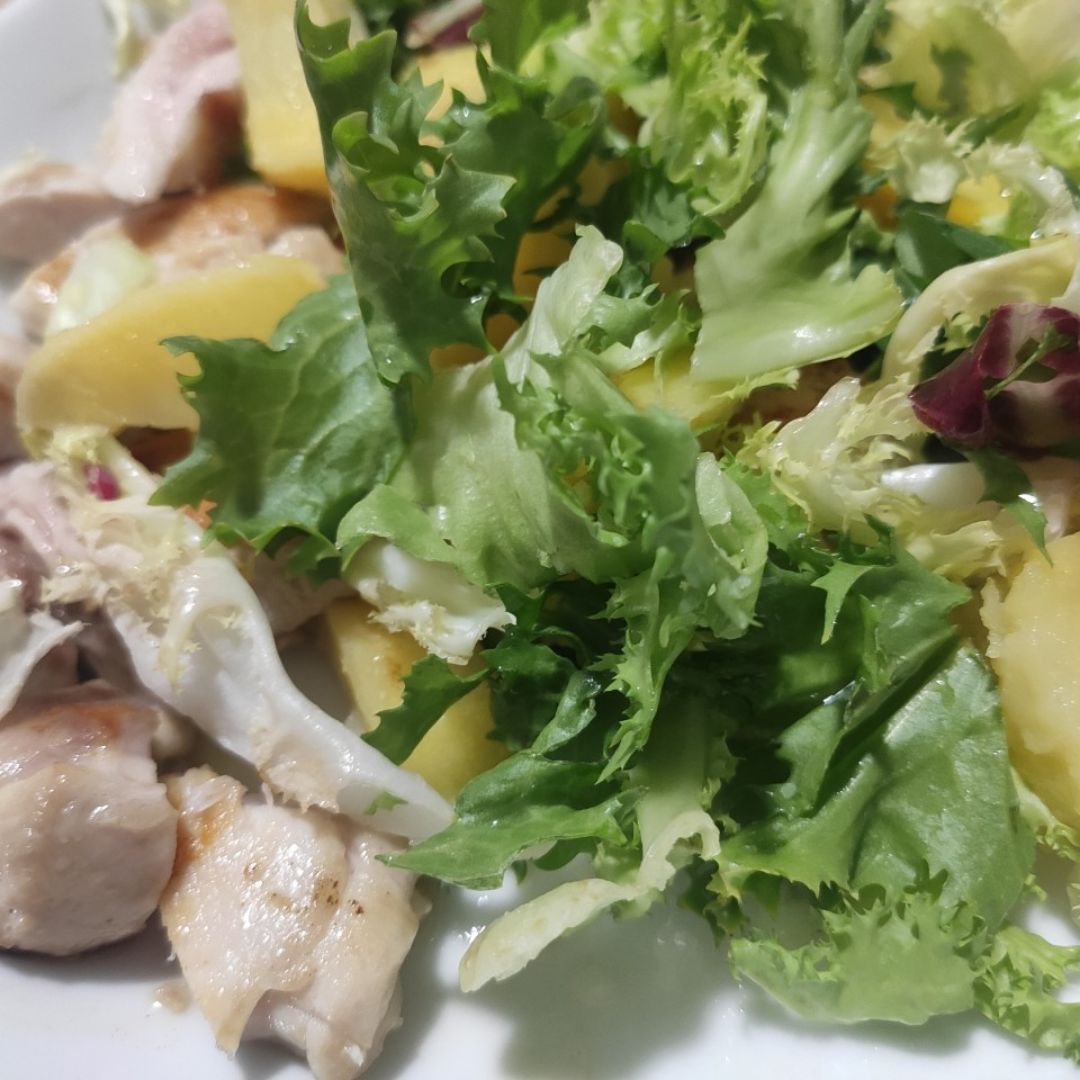 Ensalada de pollo y patata Ensalada de pollo y patata