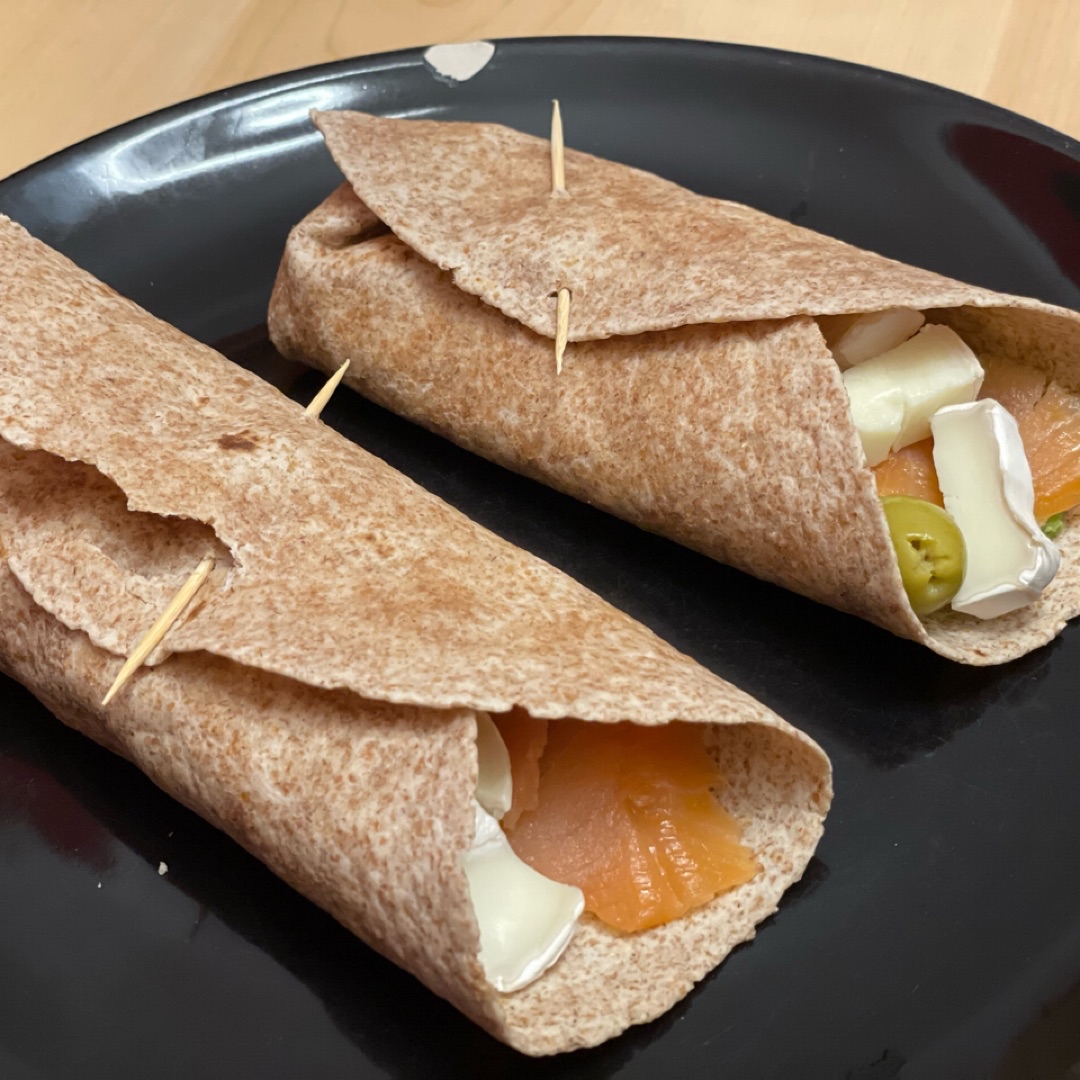 Wrap de Salmón y Aguacate