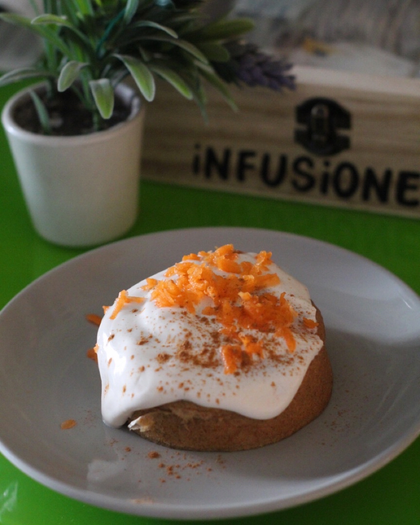 Carrot Cake al microondas Carrot Cake al microondas