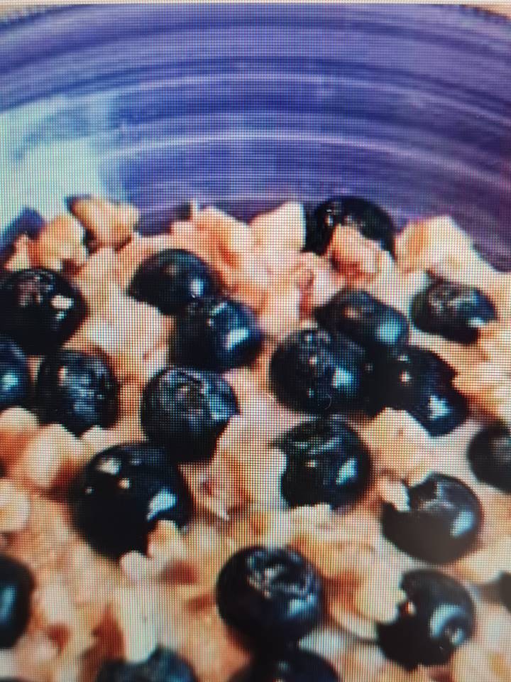 Porridge de avena, frutos rojos y nueces Porridge de avena, frutos rojos y nueces