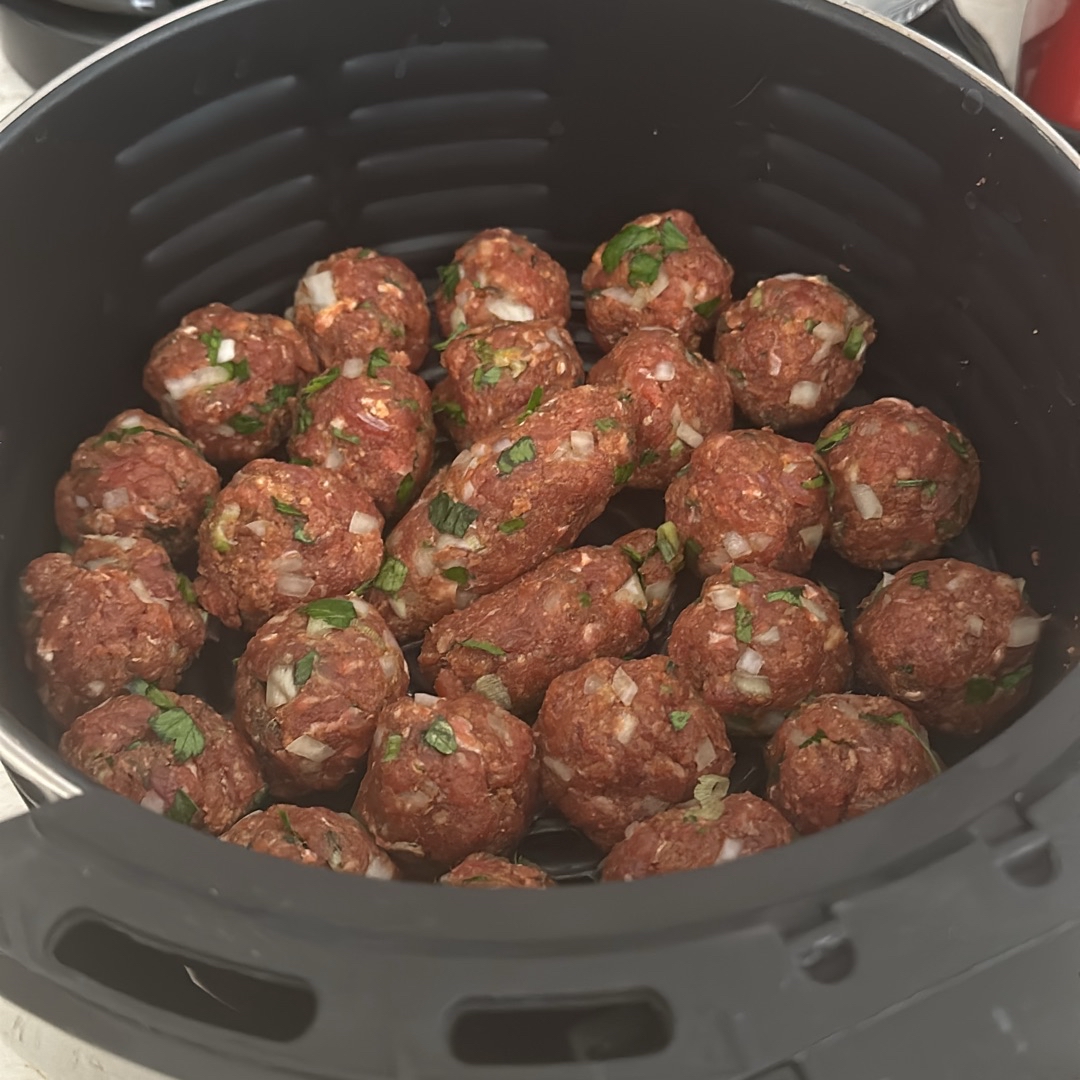 Albóndigas en air fryer Step 0