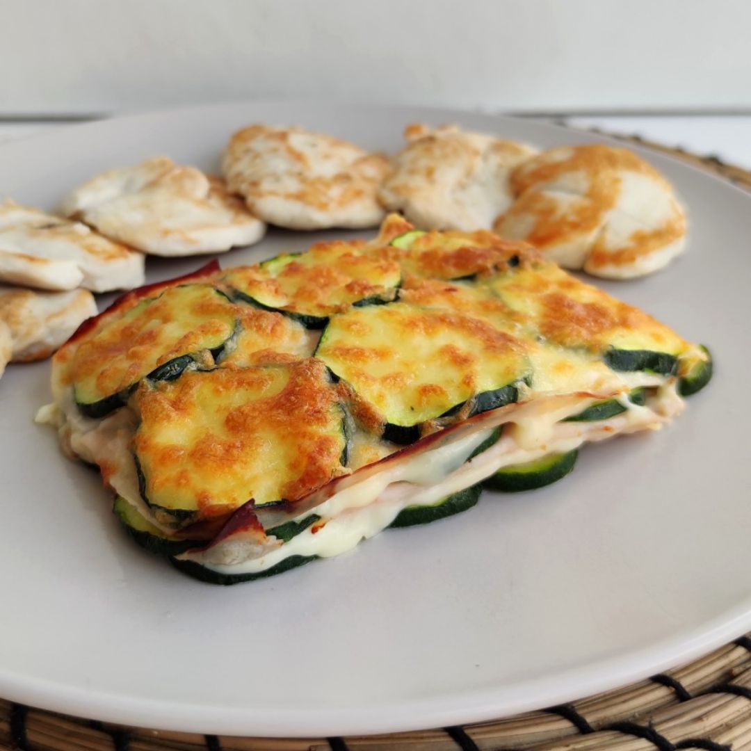 Milhojas o lasaña de calabacín, pavo y queso Paso 3 Milhojas o lasaña de calabacín, pavo y queso Paso 3