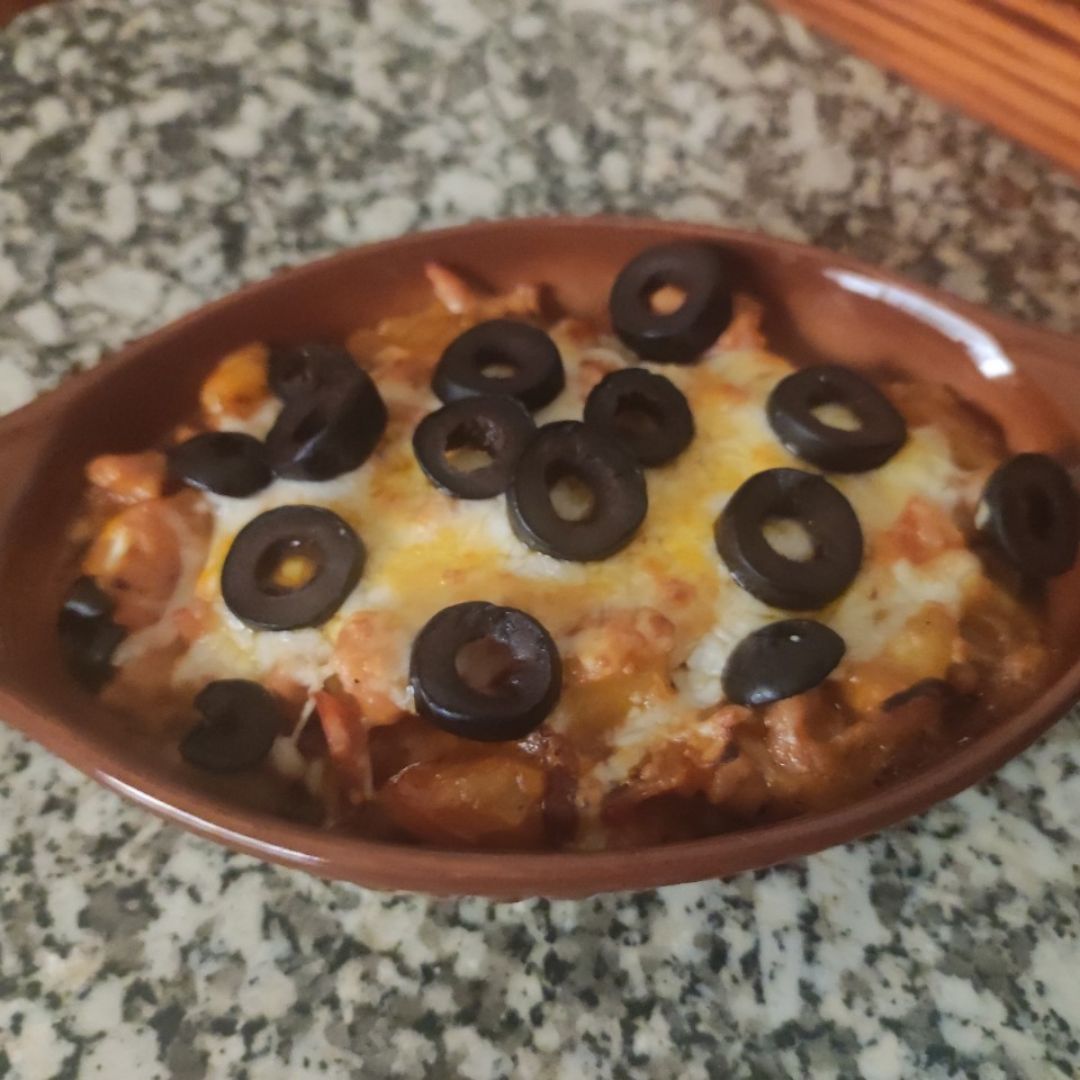 Trampantojo de berenjena rellena!!🤣
