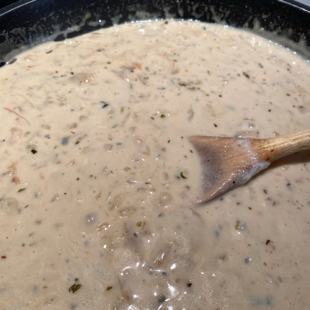 SALSA DE PERA 🍐 Y 🧀 QUESO GORGONZOLA Paso 4 SALSA DE PERA 🍐 Y 🧀 QUESO GORGONZOLA Paso 4