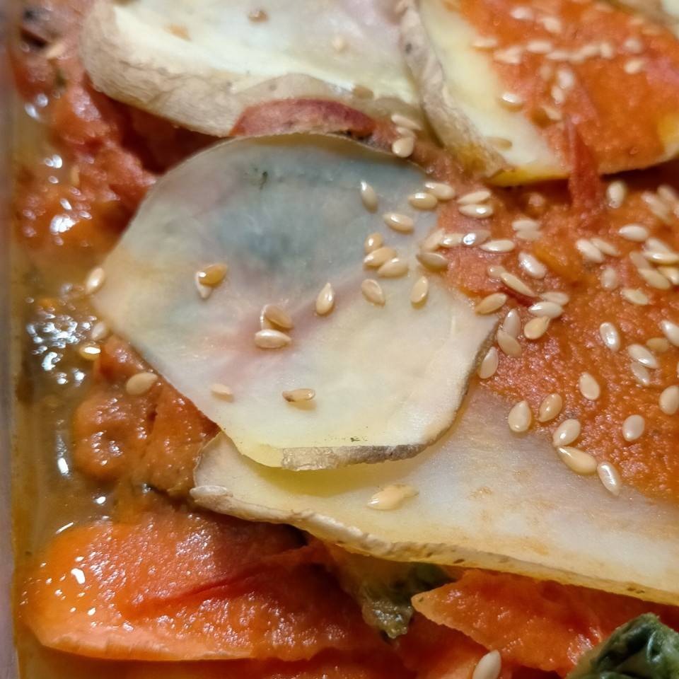 Falsa lasaña de verduras 