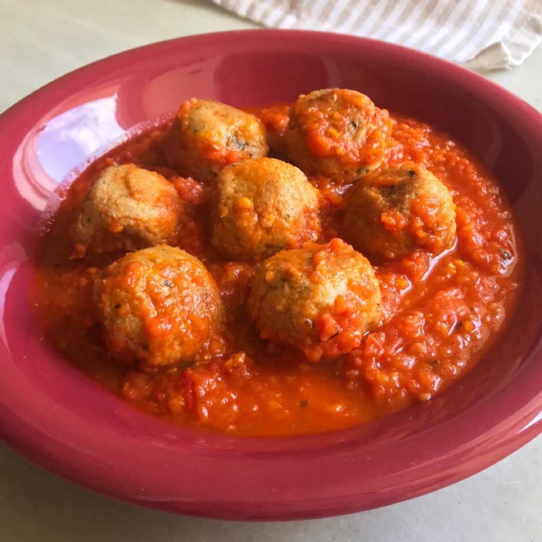 Albóndigas de soja texturizada Albóndigas de soja texturizada