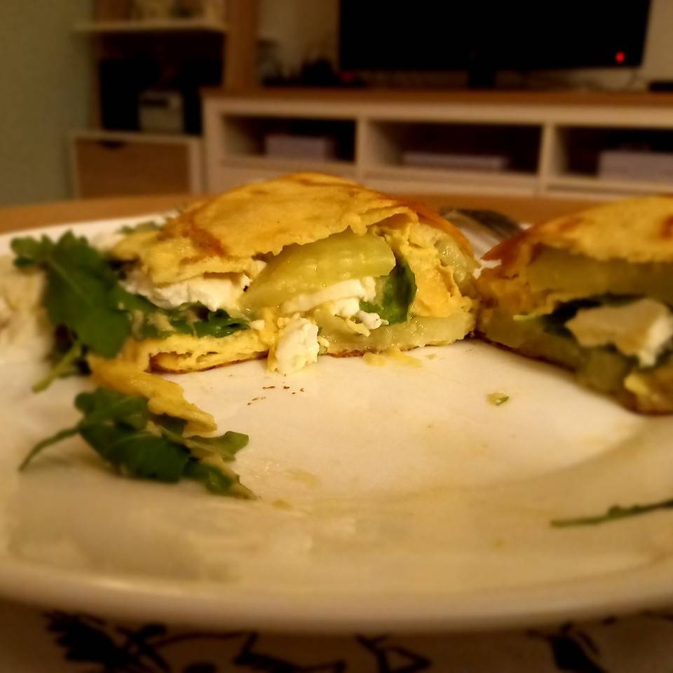 Fajita de humus Fajita de humus