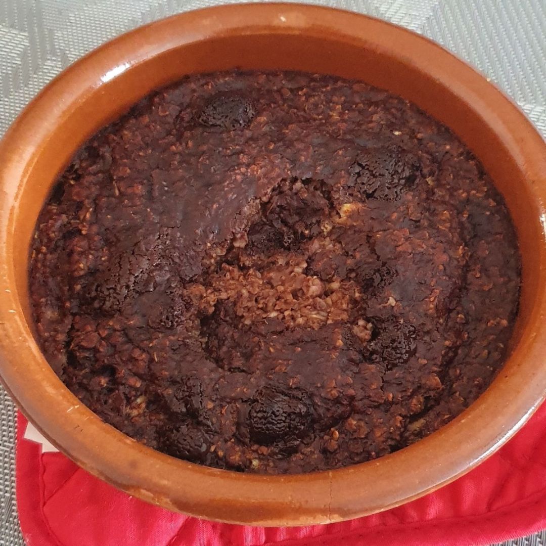 Avena con chocolate 