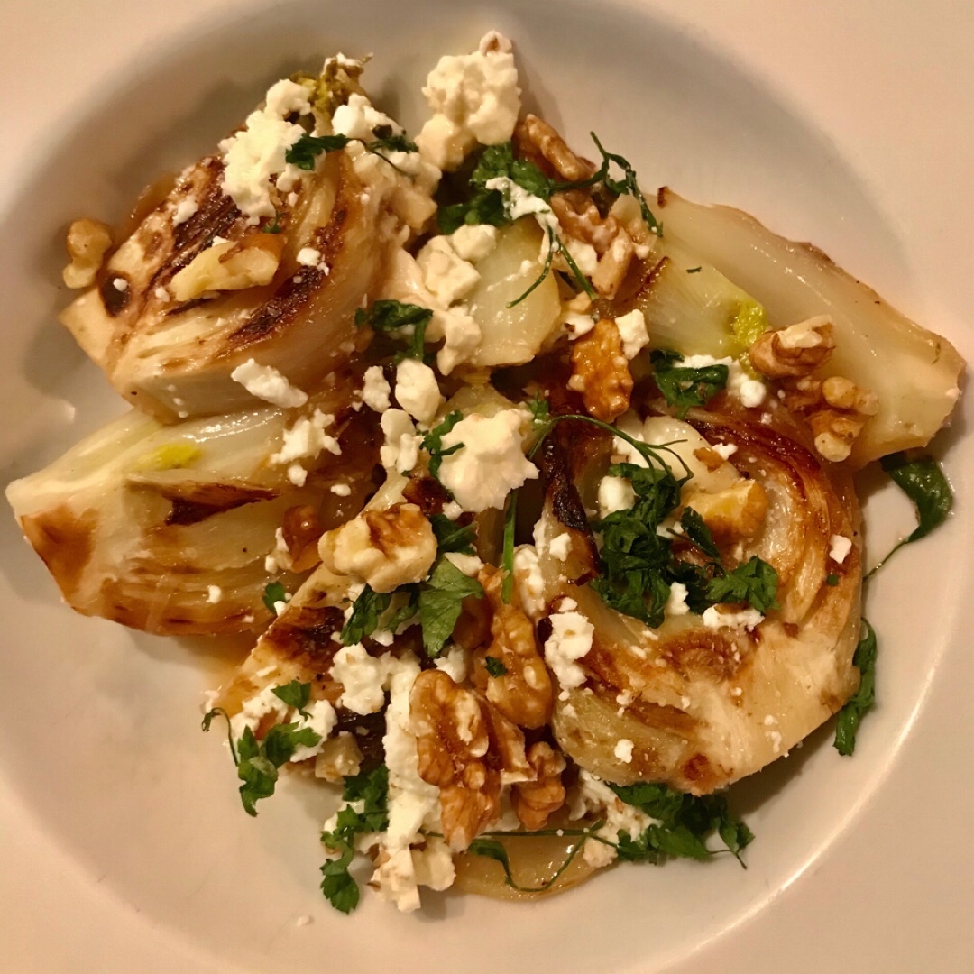 Hinojo con feta Hinojo con feta