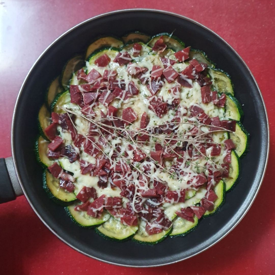 Sartenada de calabacín.