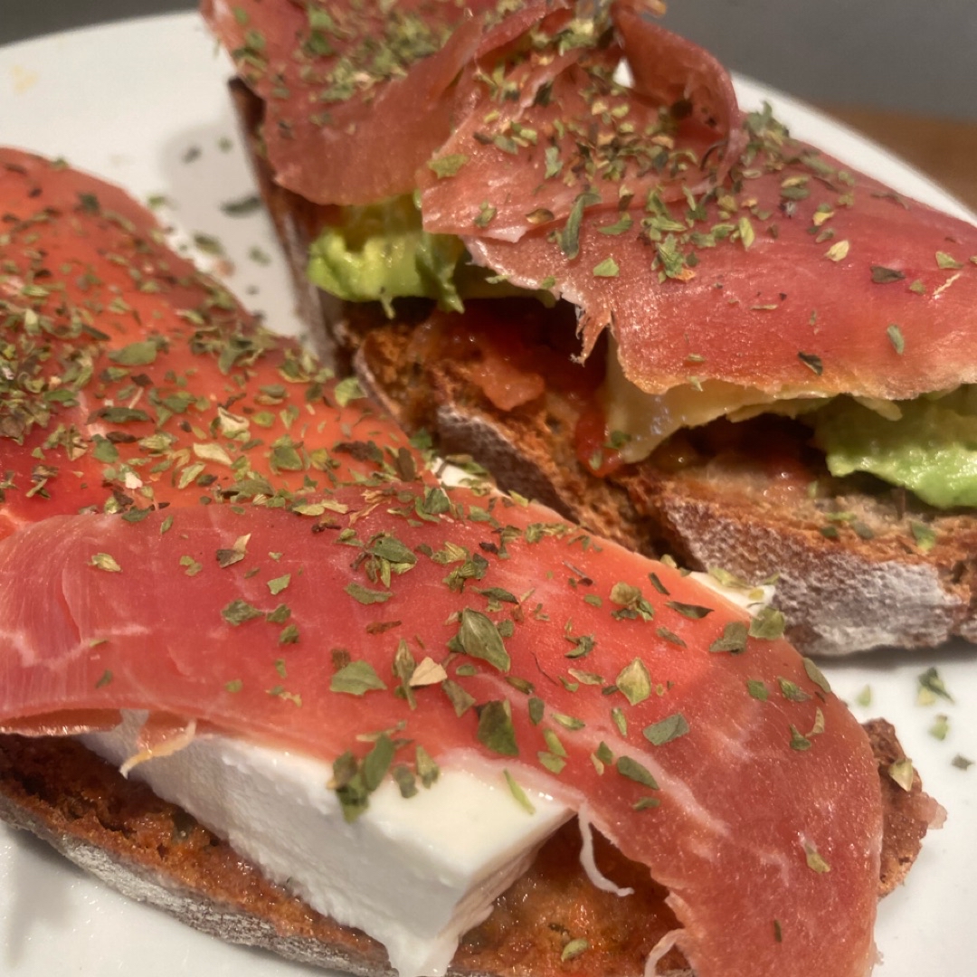 Tostadas triple macros