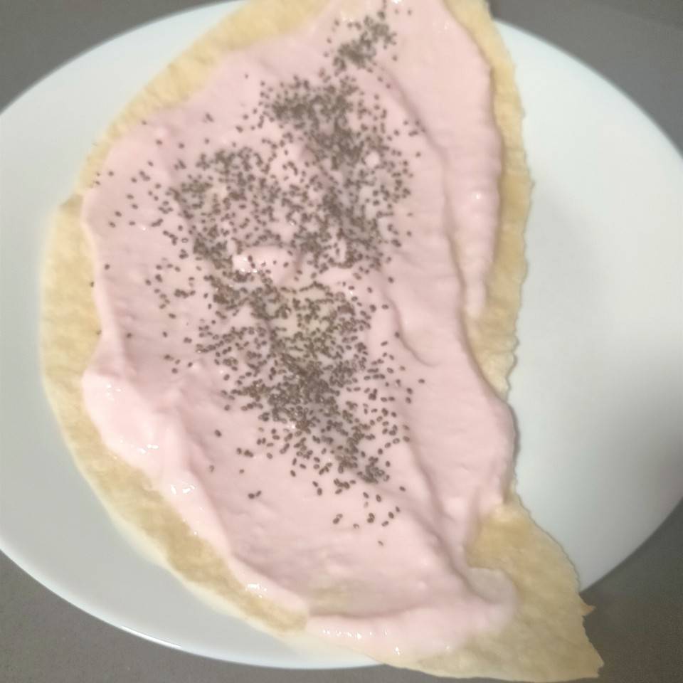 Tortita de fresa y chía 🥞🍓