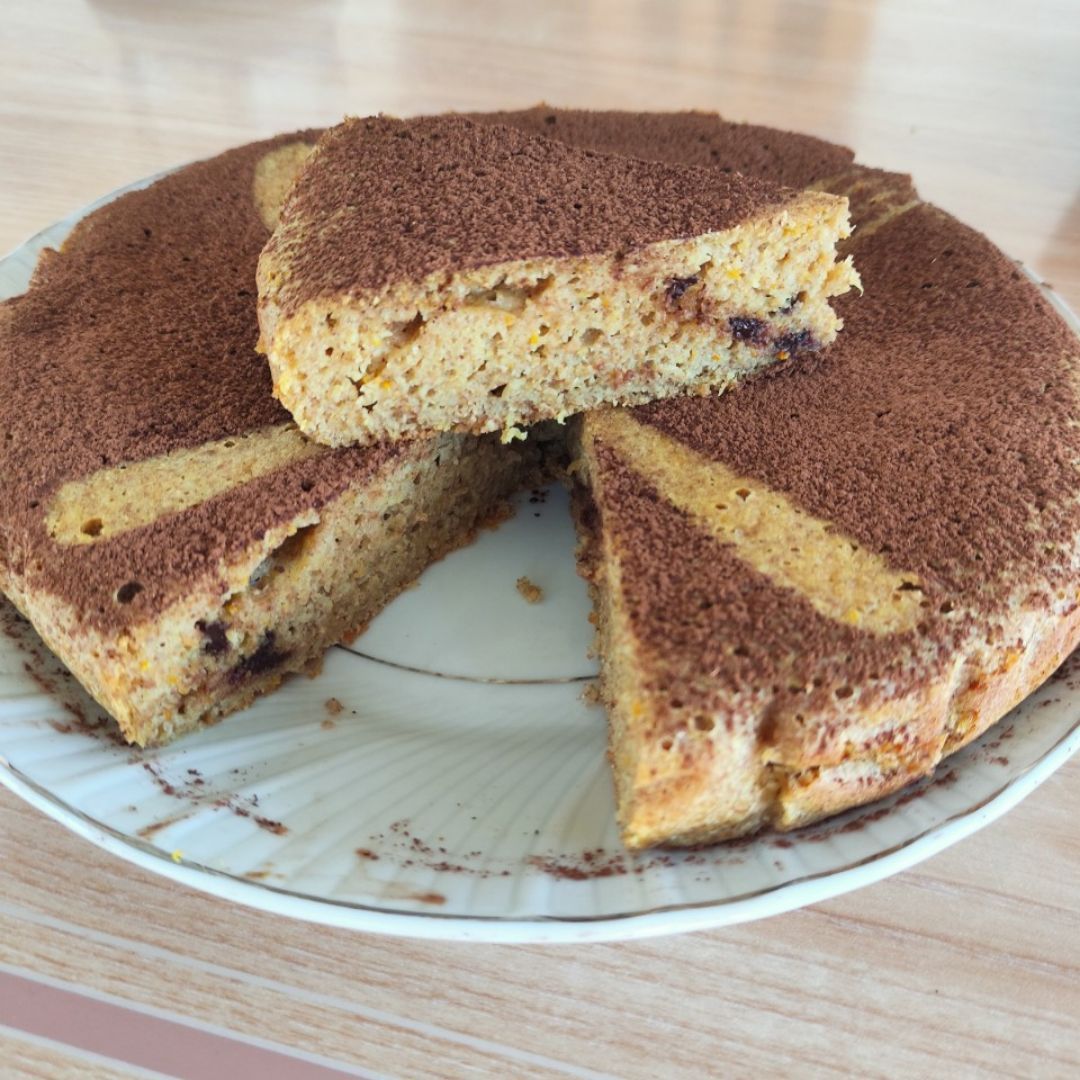 Bizcocho de naranja y cacao 🥧