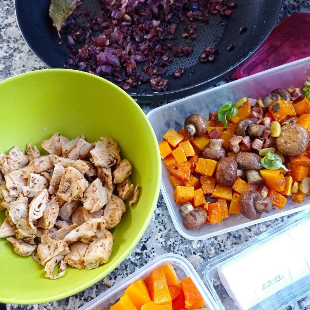 Tartaletas otoñales 🍁🍂 de calabaza 🎃 champiñones 🍄 y queso 🧀 Paso 2