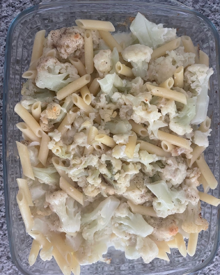 PASTA CON COLIFLOR GRATINADA PASTA CON COLIFLOR GRATINADA